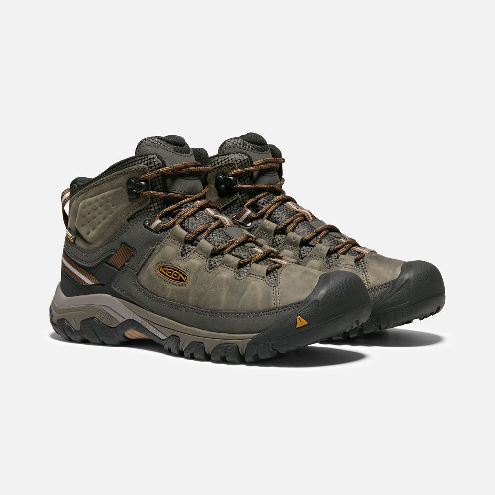 Cizme Keen Romania Barbati Masline Verzi/Negrii Targhee Iii Waterproof Mid Wide 7934-JRIBA